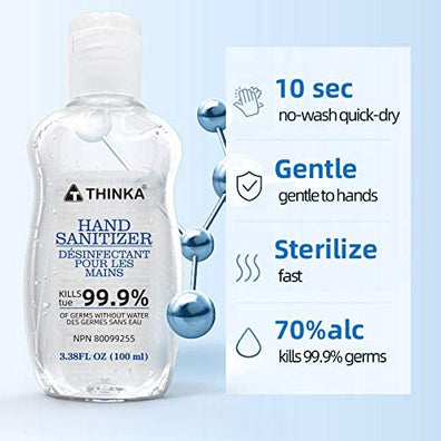 Thinka Hand Sanitizer 100ml (Gel)- USP Grade - ASTM E2315 Lab test Approved